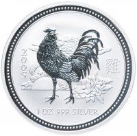 Купить Австралия 1 доллар 2005 "Китайский гороскоп - Год петуха"