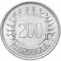Купить Финляндия 200 марок (markkaa) 1956