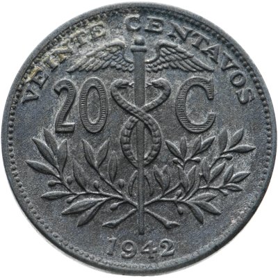 купить Боливия 20 сентаво (centavos) 1942