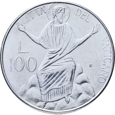 купить Ватикан 100 лир 1986