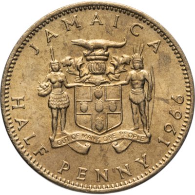 купить Ямайка 1/2 пенни (penny) 1966