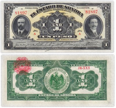купить Мексика 1 песо 1915 (Pick s1071)