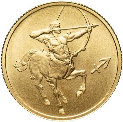 купить 25 рублей 2002 СПМД UNC "Знаки Зодиака - стрелец"