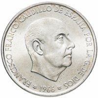 купить Испания 100 песет (pesetas) 1966
