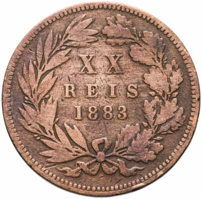 купить Португалия 20 рейс (reis) 1883