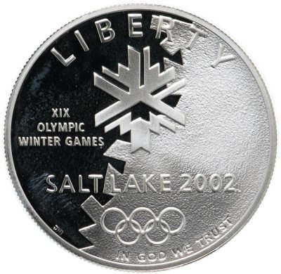купить США 1 доллар (dollar) 2002 XIX зимние Олимпийские Игры, Солт-Лейк-Сити 2002