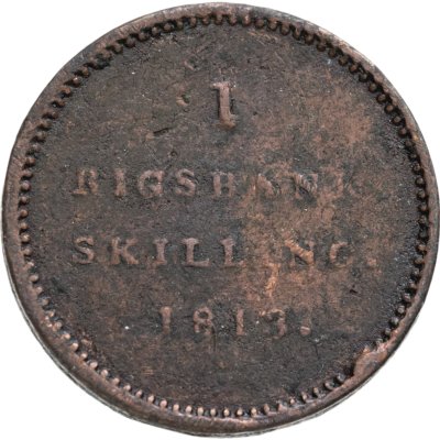 купить Дания 1 ригсбанкскиллинг (rigsbankskilling) 1813