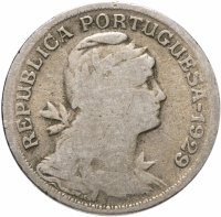 Купить Португалия 50 сентаво (centavos) 1929