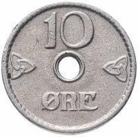 купить Норвегия 10 эре (ore) 1924-1951, случайная дата