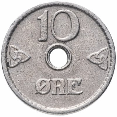 купить Норвегия 10 эре (ore) 1924-1951, случайная дата