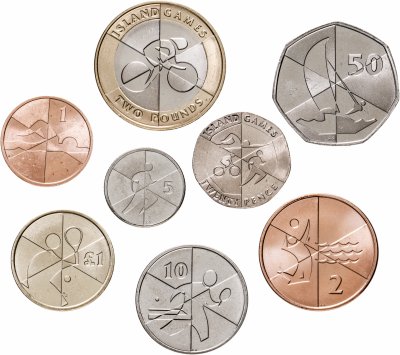 купить Гибралтар набор монет 2019 "Островные игры" (8 штук)