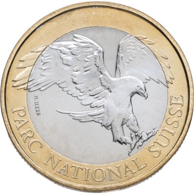 купить Швейцария 10 франков (francs) 2008 "Швейцарский национальный парк - золотой орел"