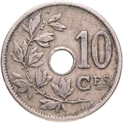 купить Бельгия 10 сантимов (centimes) 1904