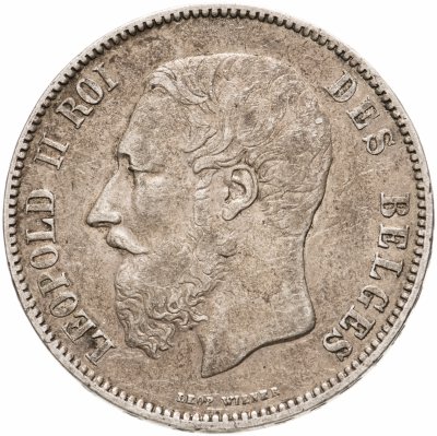 купить Бельгия 5 франков (francs) 1873