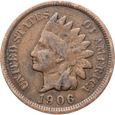 купить США 1 цент (cent) 1906 Indian Head Cent