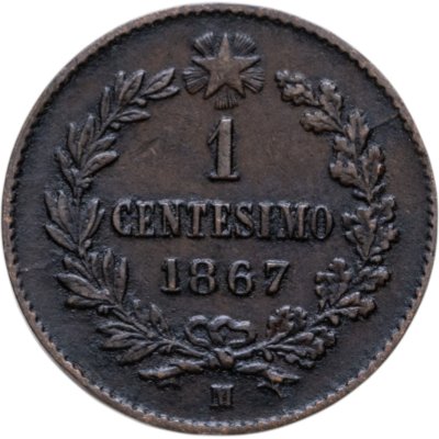купить Италия 1 чентезимо (centesimo) 1861-1867