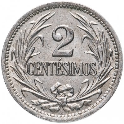 купить Уругвай 2 сентесимо (centesimos) 1901