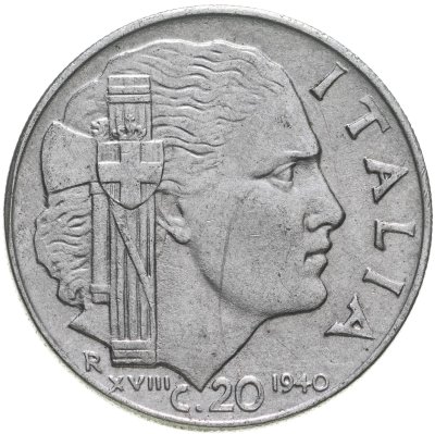 купить Италия 20 чентезимо 1940