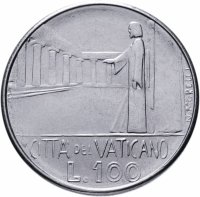 купить Ватикан 100 лир (lire) 1978