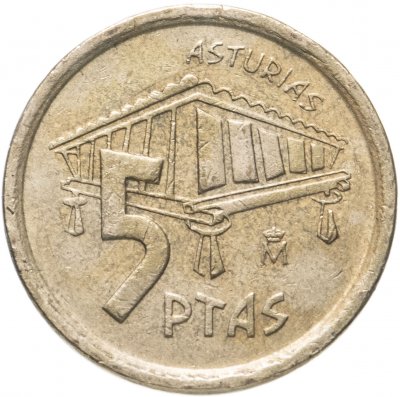 купить Испания 5 песет (pesetas) 1995 "Астурия"