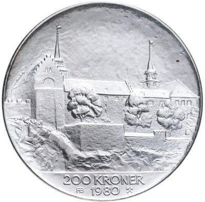 купить Норвегия 200 крон (kroner) 1980 35 лет освобождению