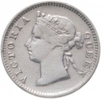 купить Гонконг 5 центов 1899