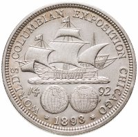 купить США 50 центов (1/2 доллара, half dollar) 1893 "Колумбийская выставка"