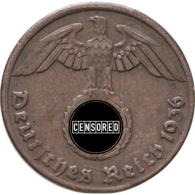 купить Германия (Третий рейх) 1 рейхспфенниг (reichspfennig) 1936 A