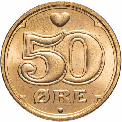 купить Дания 50 эре (ore) 2008