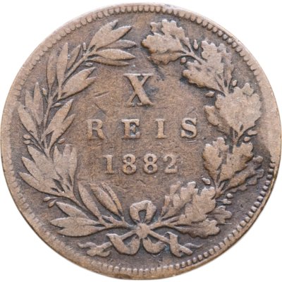 купить Португалия 10 реалов (рейс, reis) 1882