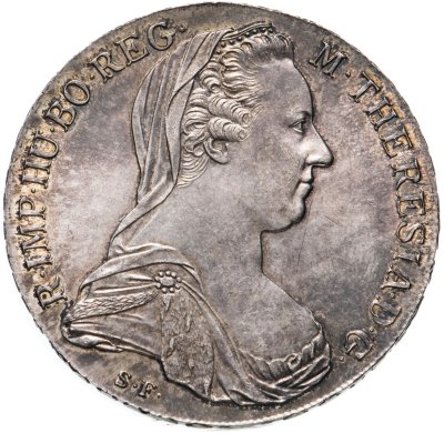 купить Австрия 1 талер (thaler) 1780 талер Марии Терезии рестрайк (новодел)