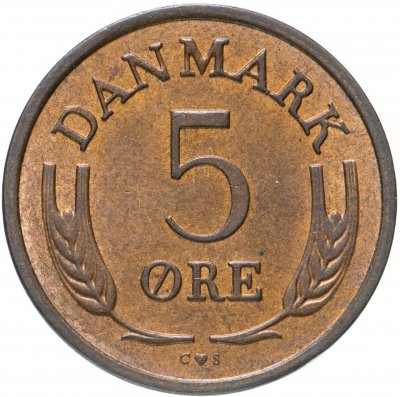 купить Дания 5 эре 1970