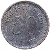 купить Германия (Ахлен, Рейнская провинция) 50 пфеннигов 1917 нотгельд