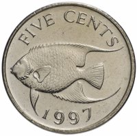 купить Бермуды 5 центов (cents) 1997