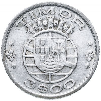 купить Португальский Тимор 3 эскудо (escudos) 1958