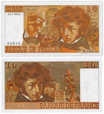 купить Франция 10 франков 1975 (Pick 150b)