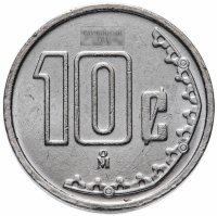 Купить Мексика 10 песо 2009-2019, случайная дата