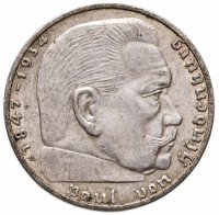 купить Германия (Третий Рейх) 2 рейхсмарки (reichsmark) 1939