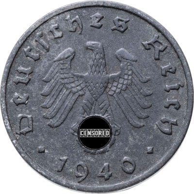 купить Германия, Третий рейх 10 рейхс пфеннигов (reichspfennig) 1940 двор В