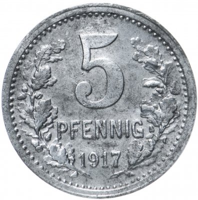 купить Германия, Бонн 5 пфенниг 1917