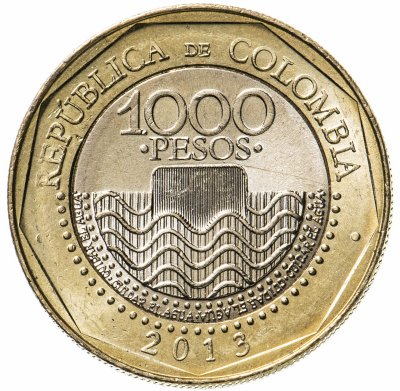 купить Колумбия 1000 песо (pesos) 2013