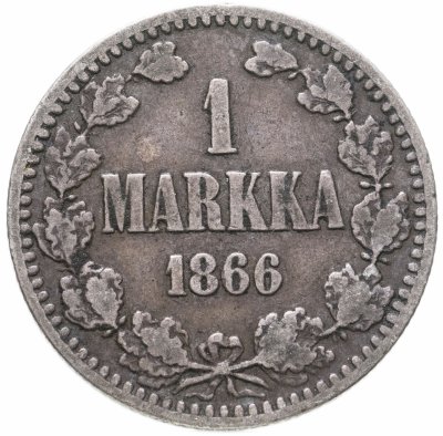 купить 1 марка 1866 S