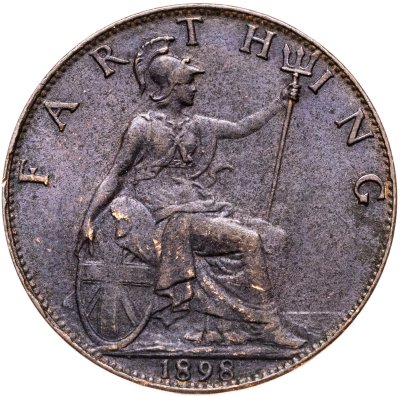купить Великобритания 1 фартинг (farthing) 1898