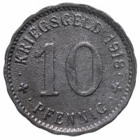 купить Германия (Хаген) нотгельд 10 пфеннигов 1917