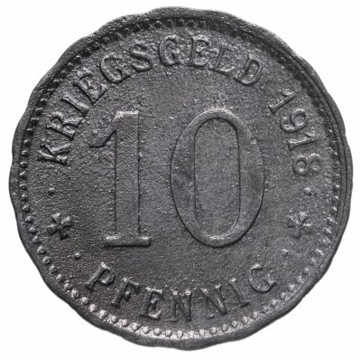 купить Германия (Хаген) нотгельд 10 пфеннигов 1917