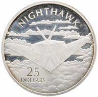 купить Соломоновы Острова 25 долларов (dollars) 2003 Самолёты - F-117 Ночной Ястреб (Nighthawk)