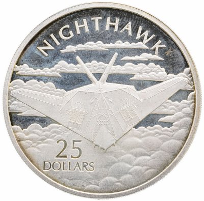 купить Соломоновы Острова 25 долларов (dollars) 2003 Самолёты - F-117 Ночной Ястреб (Nighthawk)