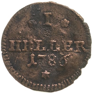 купить Германия, Аугсбург 1 геллер 1786