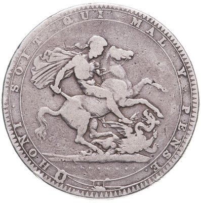 купить Великобритания 1 крона 1819 Георг III
