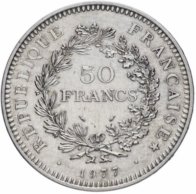 купить Франция 50 франков (francs) 1977